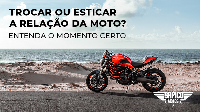 Quando trocar e quando esticar a relação de corrente da moto